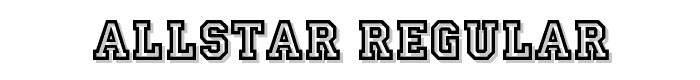 Allstar Regular font